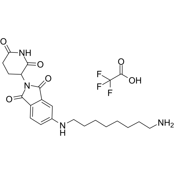 Thalidomide-5-NH2-C8-NH2 TFA 2097509-49-2